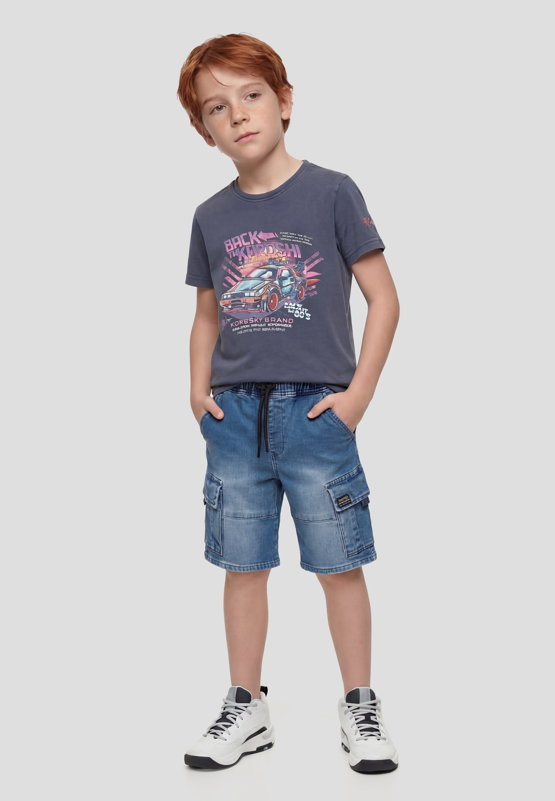 Jeansshorts für Jungen – Bermudas