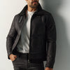 Veste homme blouson aviateur sherpa noir – Koroshi