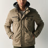 Herren Jacke Baumwolle Hellbraun – Koroshi