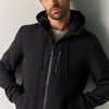 Herren Funktionsjacke leicht Navy mit Kapuze - Koroshi