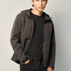 Men's Khaki Hooded Technical Jacket - Koroshi