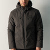 Herren Steppjacke Khaki mit Kapuze - Koroshi