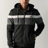 Chaqueta Sudadera Acolchada Hombre Negra con Capucha – Koroshi