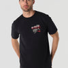 T-shirt Homme Manches Courtes Imprime Noir Effet Lave Vintage Col Rond Coupe Regular – KOROSHI