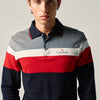 Herren Poloshirt Langarm Piqué Rot – Koroshi