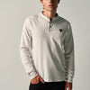Herren Poloshirt Langarm Stehkragen Ecru - Koroshi