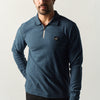 Polo homme manches longues structuré vert foncé – Koroshi