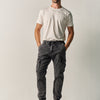 Pantalone cargo uomo relaxed fit nero - Koroshi