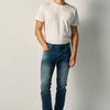 Texans home slim fit knit denim blau mitjà – Koroshi