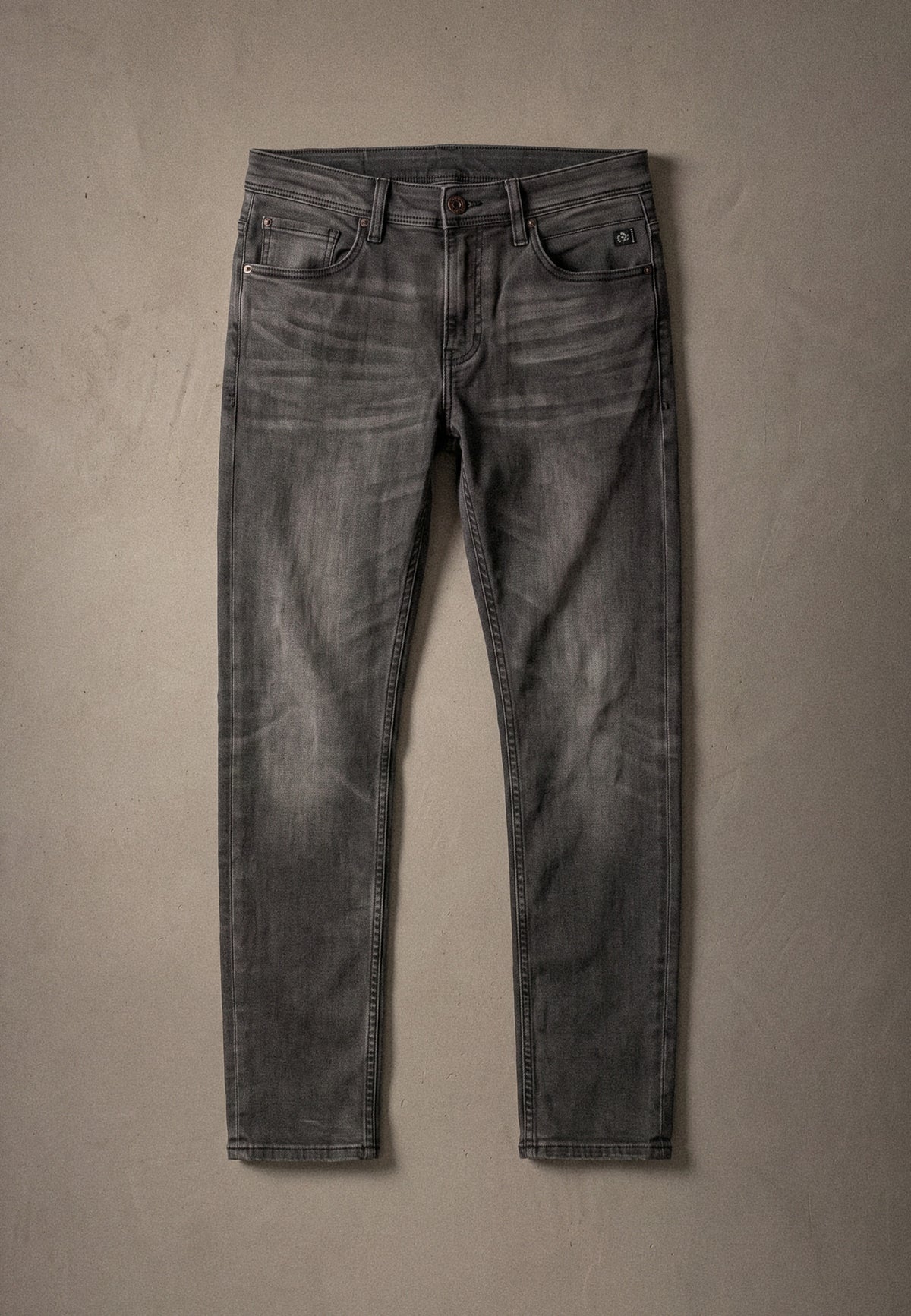 Jean homme coupe slim noir knit denim – Koroshi
