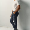 Jeans uomo slim fit blu scuro knit denim - Koroshi