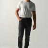 Herren Jeans Regular Fit Schwarz Denim - Koroshi