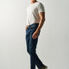 Men's Dark Blue Regular Fit Jeans - Koroshi