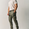 Herren Jogger Cargohose Khaki Stretch-Strick - Koroshi