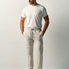 Men's Denim Jogger Trousers Ecru – Koroshi