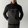 Men's High Crossover Neck Sweatshirt - Koroshi Khaki