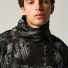 Herren Sweatshirt Sweat All-Over-Print Schwarz – Koroshi