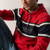 Herren Kapuzenpullover Color-Block Rot – Koroshi