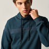 Men's High Neck Sweatshirt - Koroshi Dark Green