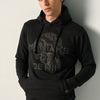 Men's Washed-Effect Hoodie - Koroshi Black