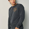 Herren Sweatshirt Used-Optik Navy – Koroshi