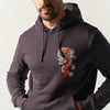 Herren Hoodie Kapuzenpullover Grau – Koroshi