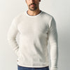 Herren Strickpullover Rundhals Uni Ecru – Koroshi