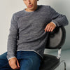 Men's Round Neck Knitted Jumper Navy – Koroshi