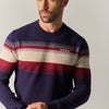 Jersei de punt home ratlles coll rodó navy – Koroshi