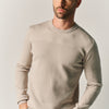 Herren Strickpullover Rundhals Stein – Koroshi