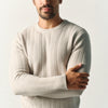 Herren Strickpullover Zopfmuster Ecru – Koroshi