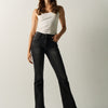 Jeans mujer boot cut doble push up azul oscuro – Koroshi
