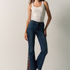 Jeans bootcut donna blu scuro - Koroshi