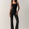 Women's Flared Leggings - Koroshi Black