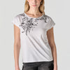 Camiseta Mujer Estampado Animal Foil Blanca – Koroshi