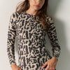 Jersei dona punt fi estampat animal cru – Koroshi