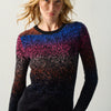 Women's Soft-Touch Multi-Coloured Striped Jumper - Koroshi