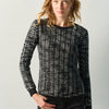 Pull femme en maille texturée multicolore – Koroshi
