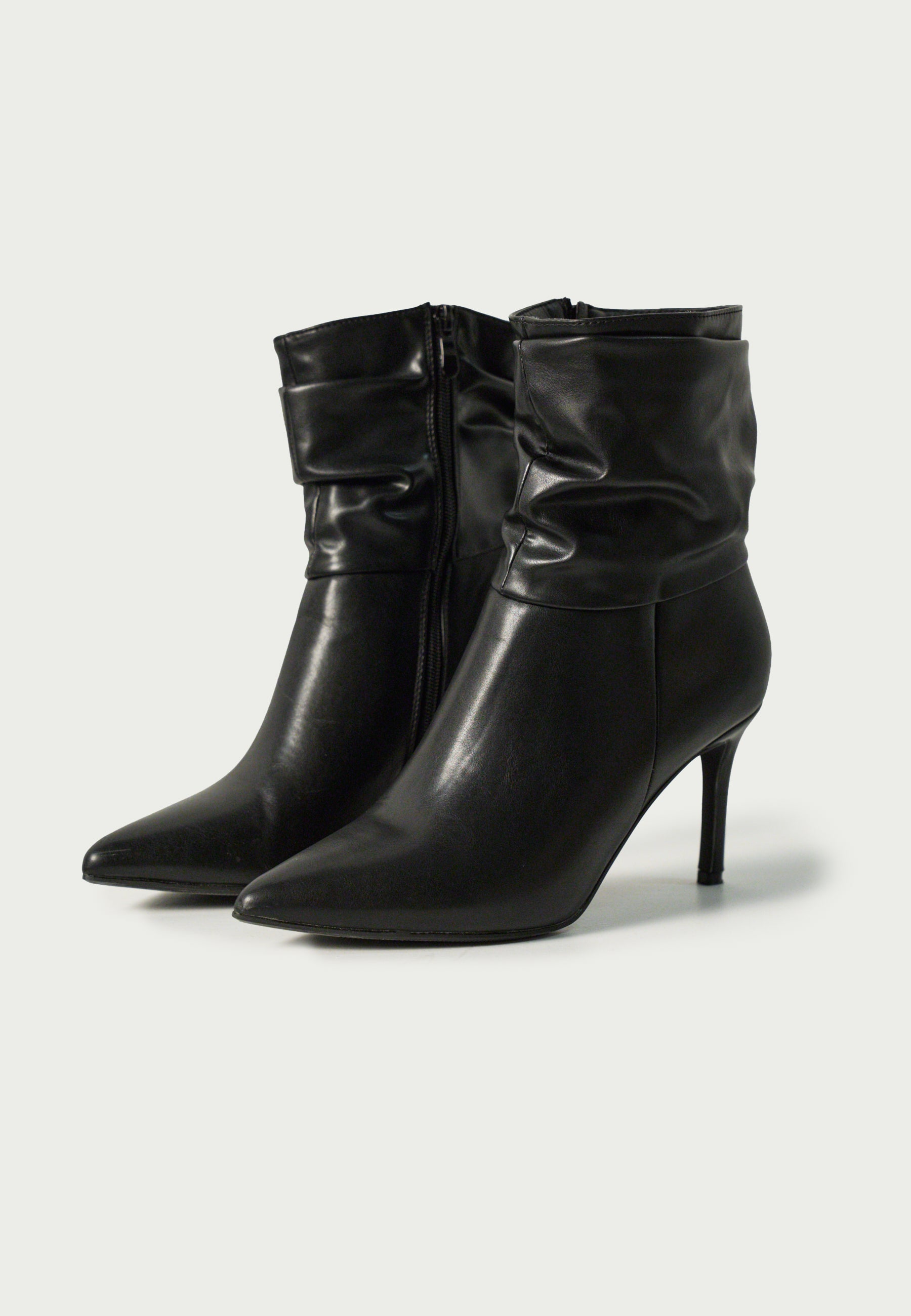 Women's Stiletto Heel Ankle Boots 9 cm - Koroshi Black