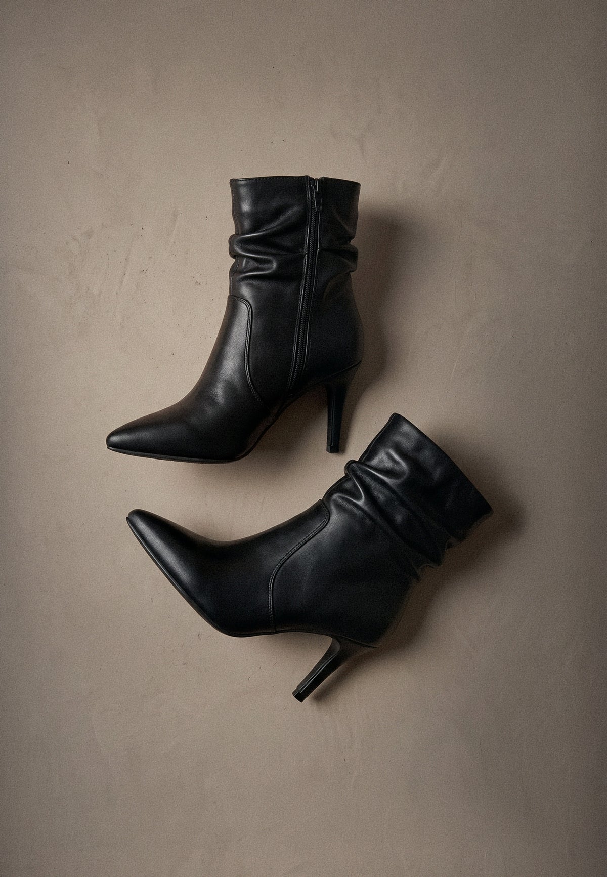 Botines mujer tacón fino 9 cm negros – Koroshi
