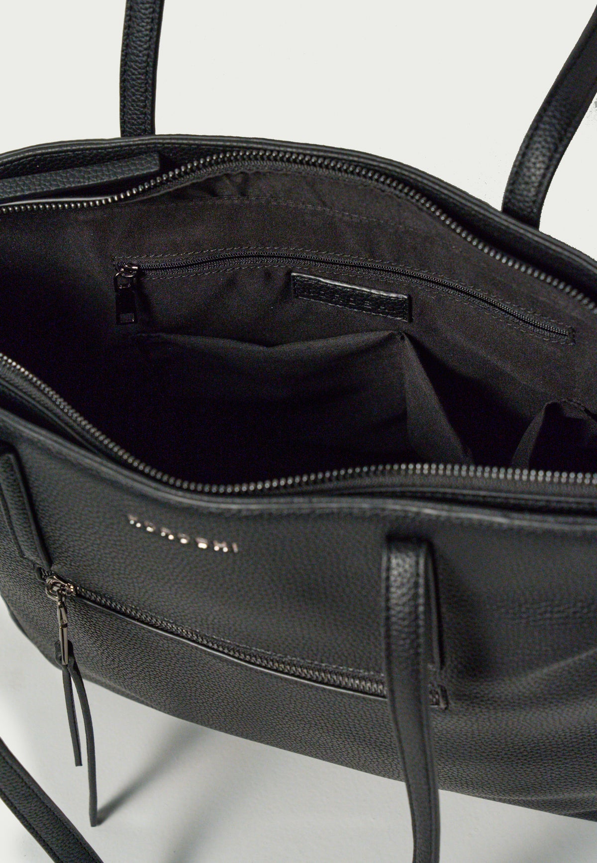 Bossa shopper dona efecte pell negra – Koroshi