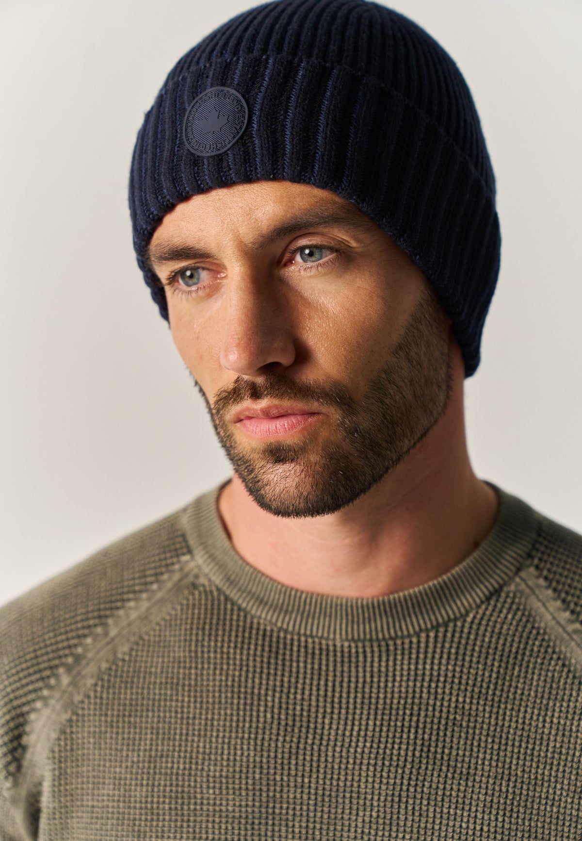 Men's and Women's Knitted Beanie Hat Navy – Koroshi