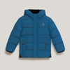 Jungen Steppjacke mit Kapuze Blau – Koroshi