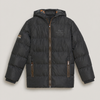 Blouson enfant matelassé à capuche rouge – Koroshi