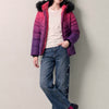 Mädchen Steppjacke Kapuze Flieder – Koroshi