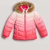 Veste matelassée à capuche fille fuchsia – Koroshi
