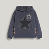 Sudadera niña con capucha azul – Koroshi