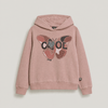 Felpa bambina con cappuccio rosa - Koroshi