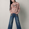Sudadera niña con capucha rosa – Koroshi