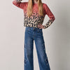 Jersey de punto estampado animal niña fucsia – Koroshi
